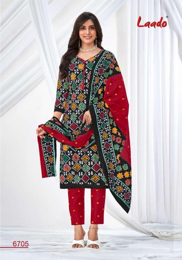 Laado Vol-67 Cotton Designer Exclusive Patiyala Dress Material
